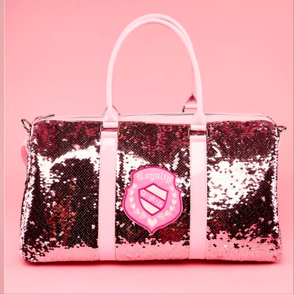 Sugar Thrillz Bags Queen Bee Sequin Weekender Duffle Bag Poshmark
